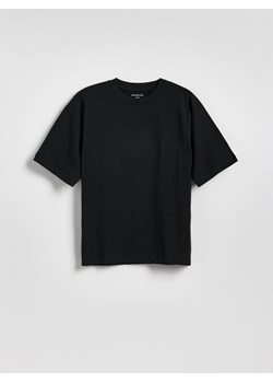 Reserved - Bawełniany t-shirt - czarny ze sklepu Reserved w kategorii T-shirty chłopięce - zdjęcie 189348841