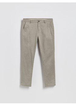 Reserved - Spodnie chino slim - zielony ze sklepu Reserved w kategorii Spodnie męskie - zdjęcie 189348871