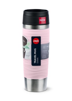 Emsa Kubek termiczny "Travel Mug Waves" w kolorze jasnoróżowym - 500 ml ze sklepu Limango Polska w kategorii Kubki termiczne - zdjęcie 189349151