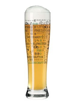 RITZENHOFF Kufel "Football" w kolorze czarno-zielonym - 500 ml ze sklepu Limango Polska w kategorii Naczynia - zdjęcie 189349654