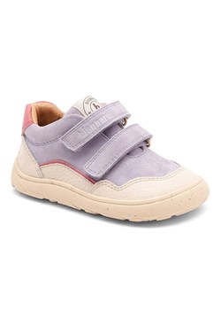 bisgaard Skórzane buty "Morten" w kolorze kremowo-fioletowym do chodzenia na boso ze sklepu Limango Polska w kategorii Buciki niemowlęce - zdjęcie 189350622