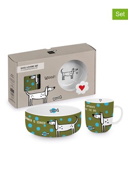 ppd 2-częściowy zestaw "Dog Approved" w kolorze zielonym ze sklepu Limango Polska w kategorii Naczynia - zdjęcie 189351922