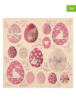 ppd Serwetki (40 szt.) "Easter Rose" w kolorze beżowo-jasnoróżowym ze sklepu Limango Polska w kategorii Akcesoria kuchenne - zdjęcie 189351950
