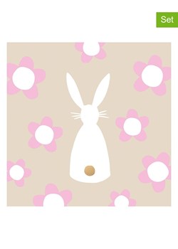 ppd Serwetki (40 szt.) "Flowe Bunny" w kolorze beżowym ze sklepu Limango Polska w kategorii Akcesoria kuchenne - zdjęcie 189351961