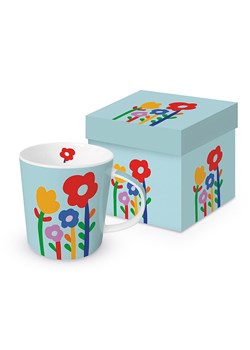 ppd Kubek jumbo "Super Flowers" w kolorze turkusowo-czerwonym - 400 ml ze sklepu Limango Polska w kategorii Naczynia - zdjęcie 189351962