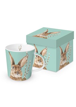 ppd Kubek jumbo "Fred" w kolorze miętowo-jasnobrązowym - 350 ml ze sklepu Limango Polska w kategorii Naczynia - zdjęcie 189351972