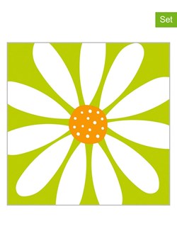 ppd Serwetki (40 szt.) "Happy Flower" w kolorze zielono-białym ze sklepu Limango Polska w kategorii Akcesoria kuchenne - zdjęcie 189351990