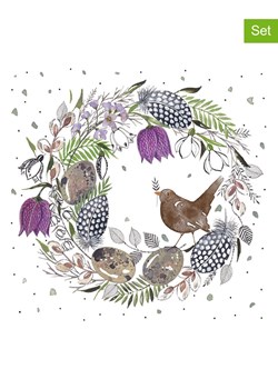 ppd Serwetki (40 szt.) "Feather" w kolorze biało-zielono-fioletowym ze sklepu Limango Polska w kategorii Akcesoria kuchenne - zdjęcie 189352011