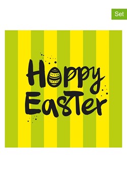 ppd Serwetki (40 szt.) "Hoppy Easter" w kolorze zielono-żółtym ze sklepu Limango Polska w kategorii Akcesoria kuchenne - zdjęcie 189352012