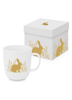 ppd Kubek jumbo "Pure Easter" w kolorze złoto-białym - 350 ml ze sklepu Limango Polska w kategorii Naczynia - zdjęcie 189352054