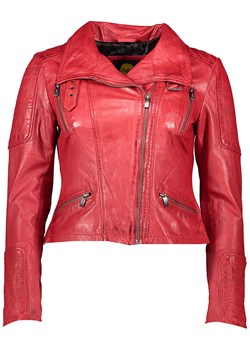 Buffalo Skórzana kurtka w kolorze czerwonym ze sklepu Limango Polska w kategorii Kurtki damskie - zdjęcie 189352131