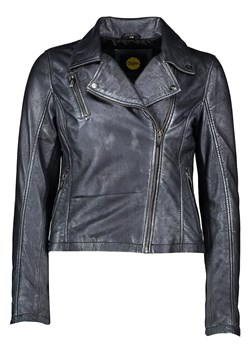 Buffalo Skórzana kurtka w kolorze niebieskim ze sklepu Limango Polska w kategorii Kurtki damskie - zdjęcie 189352134