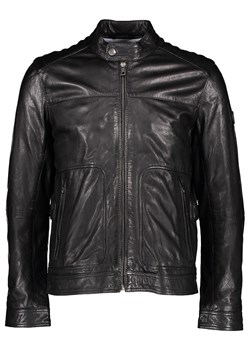 Bugatti Skórzana kurtka w kolorze czarnym ze sklepu Limango Polska w kategorii Kurtki męskie - zdjęcie 189352192