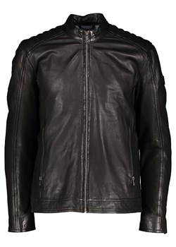 Bugatti Skórzana kurtka w kolorze czarnym ze sklepu Limango Polska w kategorii Kurtki męskie - zdjęcie 189352240