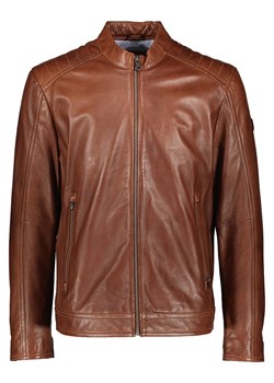 Bugatti Skórzana kurtka w kolorze jasnobrązowym ze sklepu Limango Polska w kategorii Kurtki męskie - zdjęcie 189352243