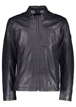 Bugatti Skórzana kurtka w kolorze granatowym ze sklepu Limango Polska w kategorii Kurtki męskie - zdjęcie 189352251