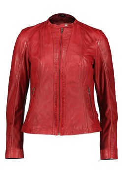 7eleven Skórzana kurtka "Emina" w kolorze czerwonym ze sklepu Limango Polska w kategorii Kurtki damskie - zdjęcie 189352371