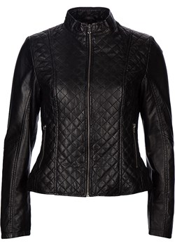 7eleven Skórzana kurtka "Luise" w kolorze czarnym ze sklepu Limango Polska w kategorii Kurtki damskie - zdjęcie 189352422