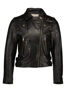 7eleven Skórzana kurtka "Luxy" w kolorze czarnym ze sklepu Limango Polska w kategorii Kurtki damskie - zdjęcie 189352424