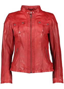 7eleven Skórzana kurtka "Natia" w kolorze czerwonym ze sklepu Limango Polska w kategorii Kurtki damskie - zdjęcie 189352443