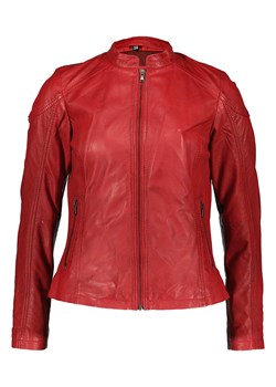 7eleven Skórzana kurtka "Rebecca" w kolorze czerwonym ze sklepu Limango Polska w kategorii Kurtki damskie - zdjęcie 189352461