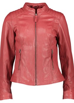 7eleven Skórzana kurtka "Soni" w kolorze czerwonym ze sklepu Limango Polska w kategorii Kurtki damskie - zdjęcie 189352514
