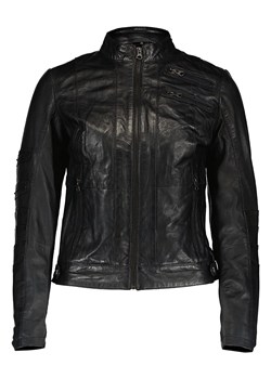 7eleven Skórzana kurtka "Tilla" w kolorze czarnym ze sklepu Limango Polska w kategorii Kurtki damskie - zdjęcie 189352532