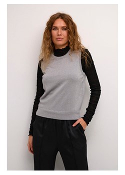 Kaffe Bezrękawnik w kolorze jasnoszarym ze sklepu Limango Polska w kategorii Swetry damskie - zdjęcie 189352970