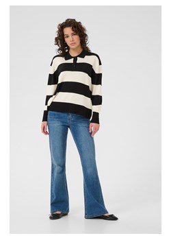 Kaffe Koszulka polo w kolorze kremowo-czarnym ze sklepu Limango Polska w kategorii Bluzki damskie - zdjęcie 189353644