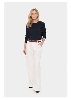 SAINT TROPEZ Sweter "Mila" w kolorze granatowym ze sklepu Limango Polska w kategorii Swetry damskie - zdjęcie 189355132