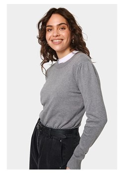 SAINT TROPEZ Sweter "Mila" w kolorze szarym ze sklepu Limango Polska w kategorii Swetry damskie - zdjęcie 189355152