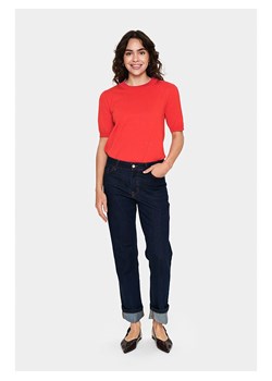 SAINT TROPEZ Sweter "Mila" w kolorze pomarańczowym ze sklepu Limango Polska w kategorii Swetry damskie - zdjęcie 189355193