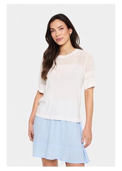 SAINT TROPEZ Sweter w kolorze kremowym ze sklepu Limango Polska w kategorii Swetry damskie - zdjęcie 189355431