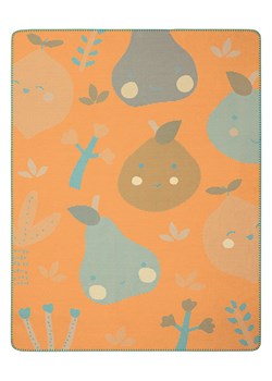 biederlack Kocyk "Little Fruits" w kolorze pomarańczowym dla niemowląt - 100 x 75 cm ze sklepu Limango Polska w kategorii Tekstylia - zdjęcie 189357214