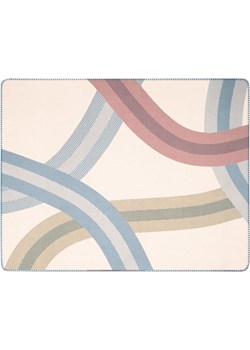 biederlack Koc "Turn" w kolorze beżowym ze wzorem na kolana - 150 x 100 cm ze sklepu Limango Polska w kategorii Tekstylia - zdjęcie 189357232