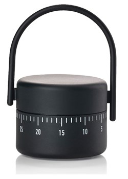 Zone Denmark Timer kuchenny "Singles" w kolorze czarnym - wys. 8,9 x Ø 5,4 cm ze sklepu Limango Polska w kategorii Akcesoria kuchenne - zdjęcie 189358132