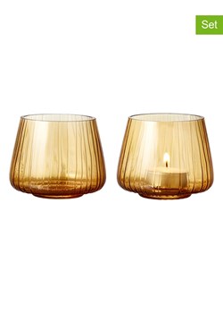 Bitz Świeczniki (2 szt.) "Kusintha" w kolorze żółtym - wys. 7,5 cm ze sklepu Limango Polska w kategorii Świeczniki - zdjęcie 189358223