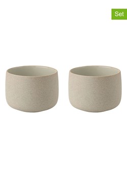 Stelton Kubki (2 szt.) "Emma" w kolorze beżowo-szarym - 150 ml ze sklepu Limango Polska w kategorii Dzbanki i zaparzacze - zdjęcie 189358324