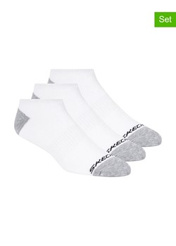 Skechers Skarpety (3 pary) w kolorze białym ze sklepu Limango Polska w kategorii Skarpetki męskie - zdjęcie 189358550