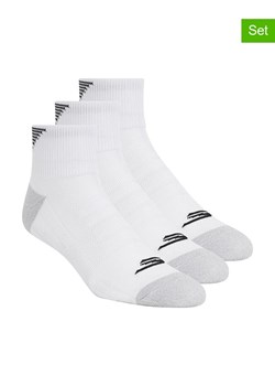 Skechers Skarpety (3 pary) w kolorze białym ze sklepu Limango Polska w kategorii Skarpetki męskie - zdjęcie 189358572