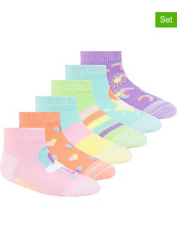 Skechers Skarpety (6 par) ze wzorem ze sklepu Limango Polska w kategorii Skarpetki dziecięce - zdjęcie 189358591
