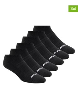 Skechers Skarpety (6 par) w kolorze czarnym ze sklepu Limango Polska w kategorii Skarpetki męskie - zdjęcie 189358621