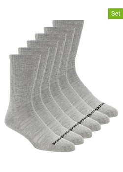 Skechers Skarpety (6 par) w kolorze szarym ze sklepu Limango Polska w kategorii Skarpetki męskie - zdjęcie 189358642