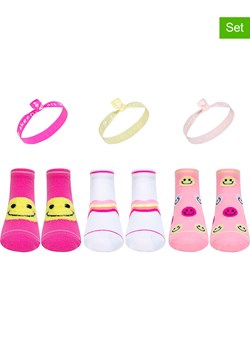 Skechers 6-częściowy zestaw w kolorze jasnoróżowo-biało-różowym ze sklepu Limango Polska w kategorii Skarpetki dziecięce - zdjęcie 189358702