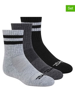 Skechers Skarpety (3 pary) w kolorze szaro-czarno-antracytowym ze sklepu Limango Polska w kategorii Skarpetki dziecięce - zdjęcie 189358740