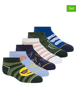 Skechers Skarpety (6 par) w kolorze jasnoróżowym, niebieskim i zielonym ze sklepu Limango Polska w kategorii Skarpetki dziecięce - zdjęcie 189358770