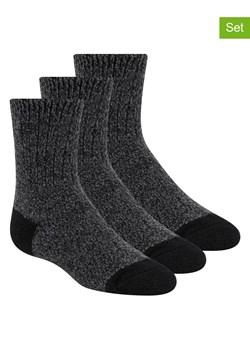 Skechers Skarpety (3 pary) w kolorze antracytowym ze sklepu Limango Polska w kategorii Skarpetki dziecięce - zdjęcie 189358790