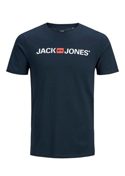 Jack &amp; Jones Koszulka "Corp" w kolorze granatowym ze sklepu Limango Polska w kategorii T-shirty męskie - zdjęcie 189358830