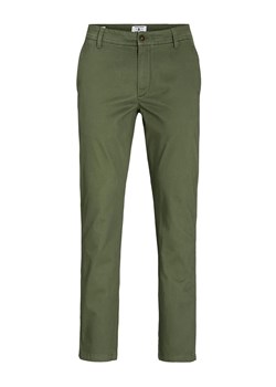 Jack &amp; Jones Spodnie chino "Bolton" w kolorze oliwkowym ze sklepu Limango Polska w kategorii Spodnie męskie - zdjęcie 189359172