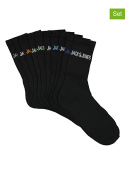 Jack &amp; Jones Skarpety (10 par) w kolorze czarnym ze sklepu Limango Polska w kategorii Skarpetki męskie - zdjęcie 189359223